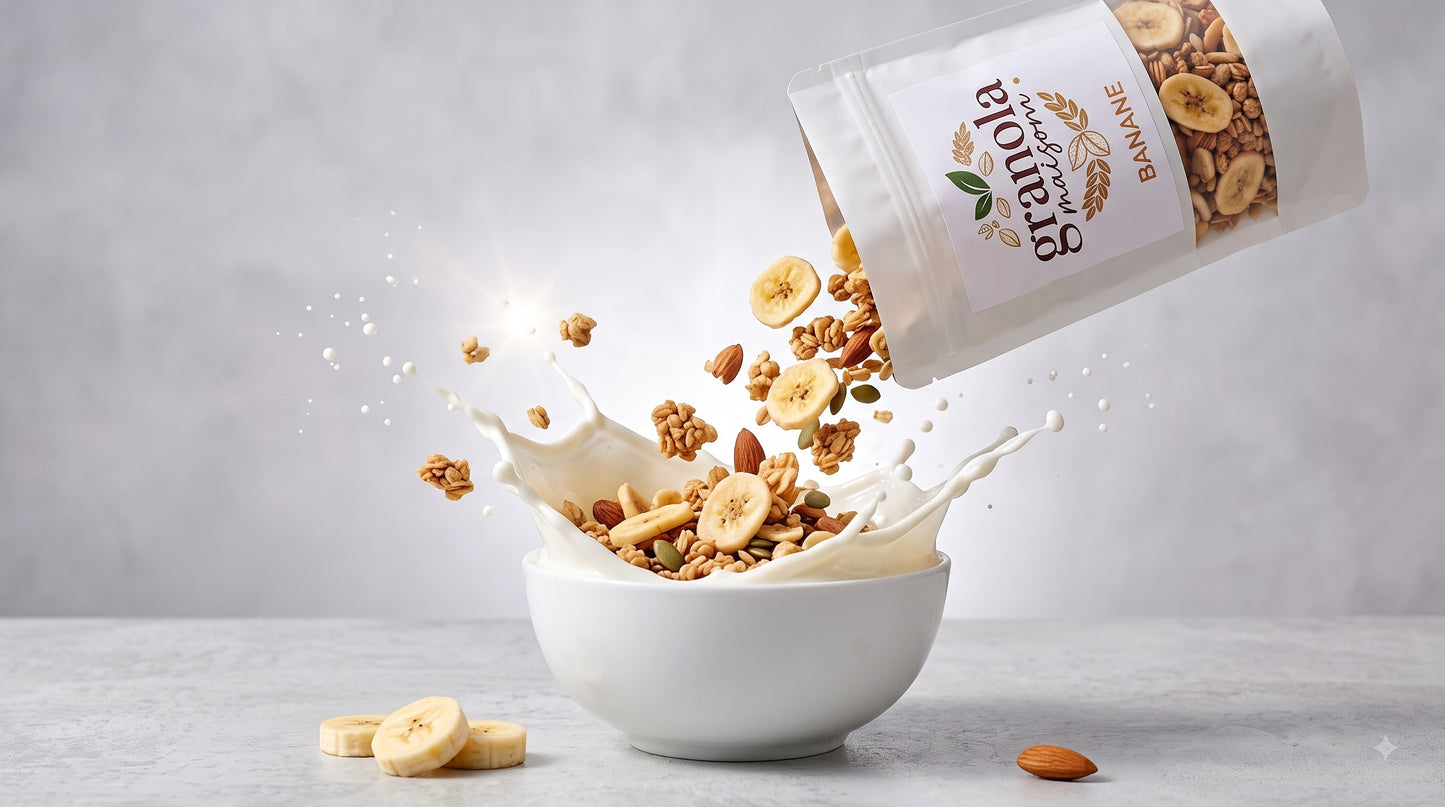 Granola Banane Artisanal - 100% Naturel