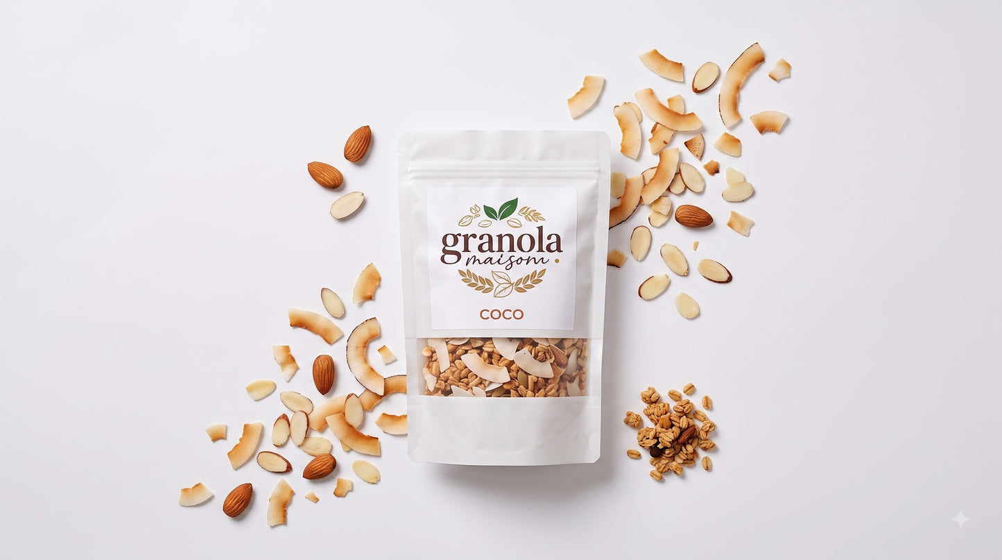 Granola Noix de Coco Artisanal - 100% Naturel