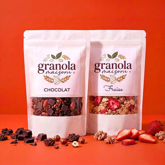Pack Best-Seller (2 sachets, 500g chacun) — Granola Naturel Livraison Maroc