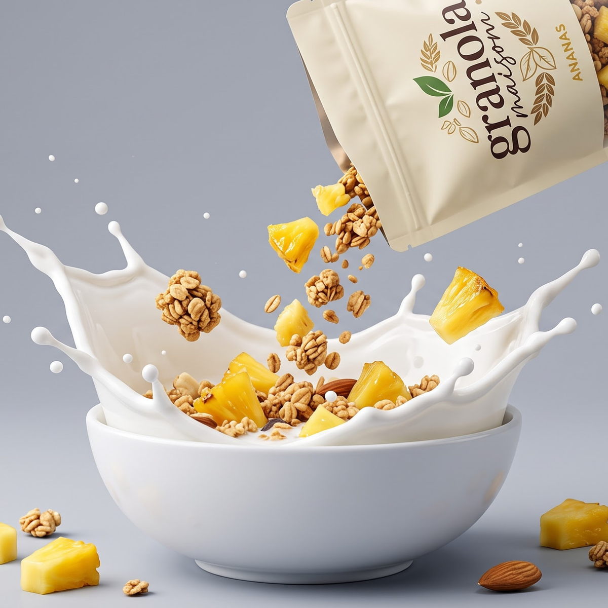 Granola ananas artisanal 1kg – Granola Maison Maroc – photo 6