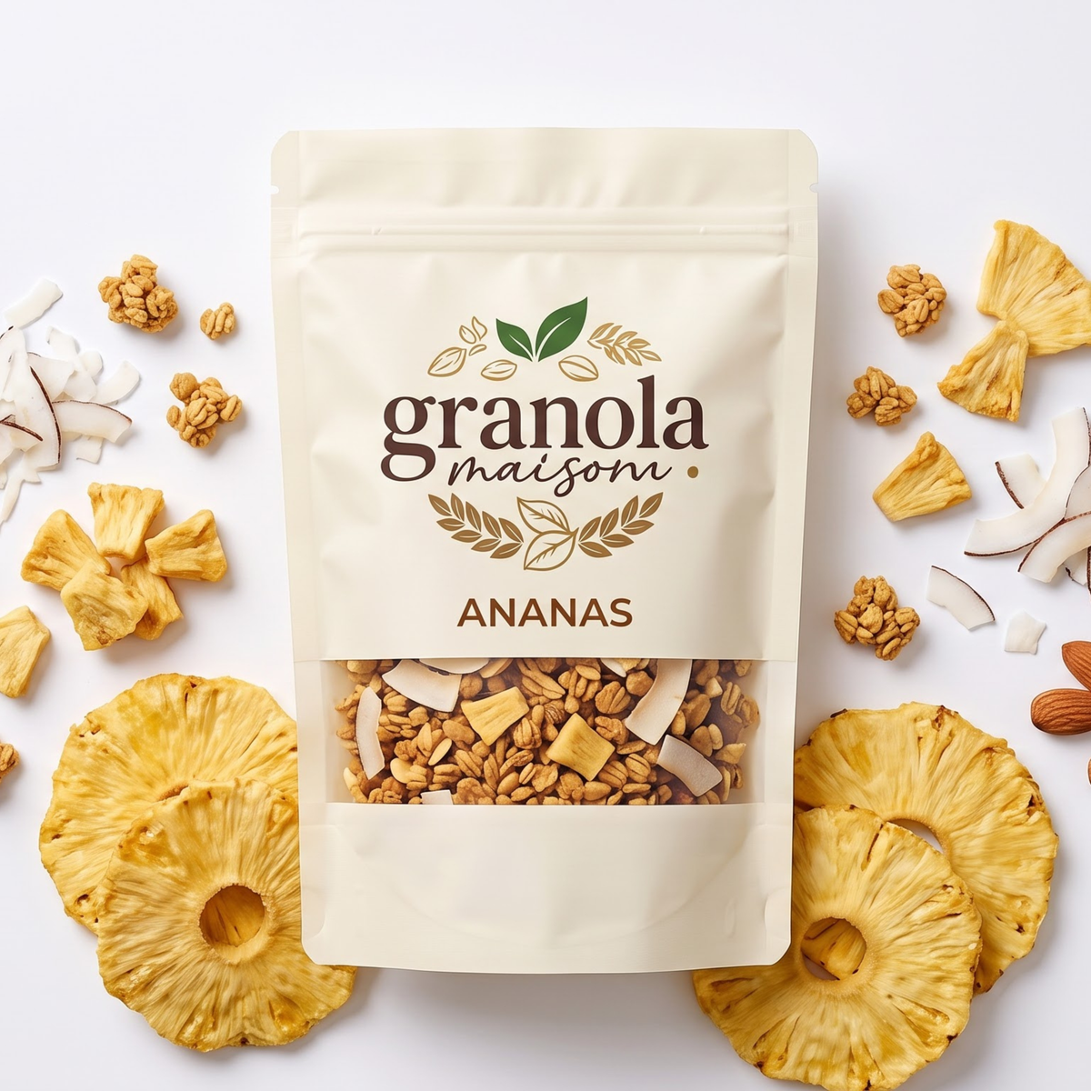 Granola ananas artisanal 1kg – Granola Maison Maroc – photo 5