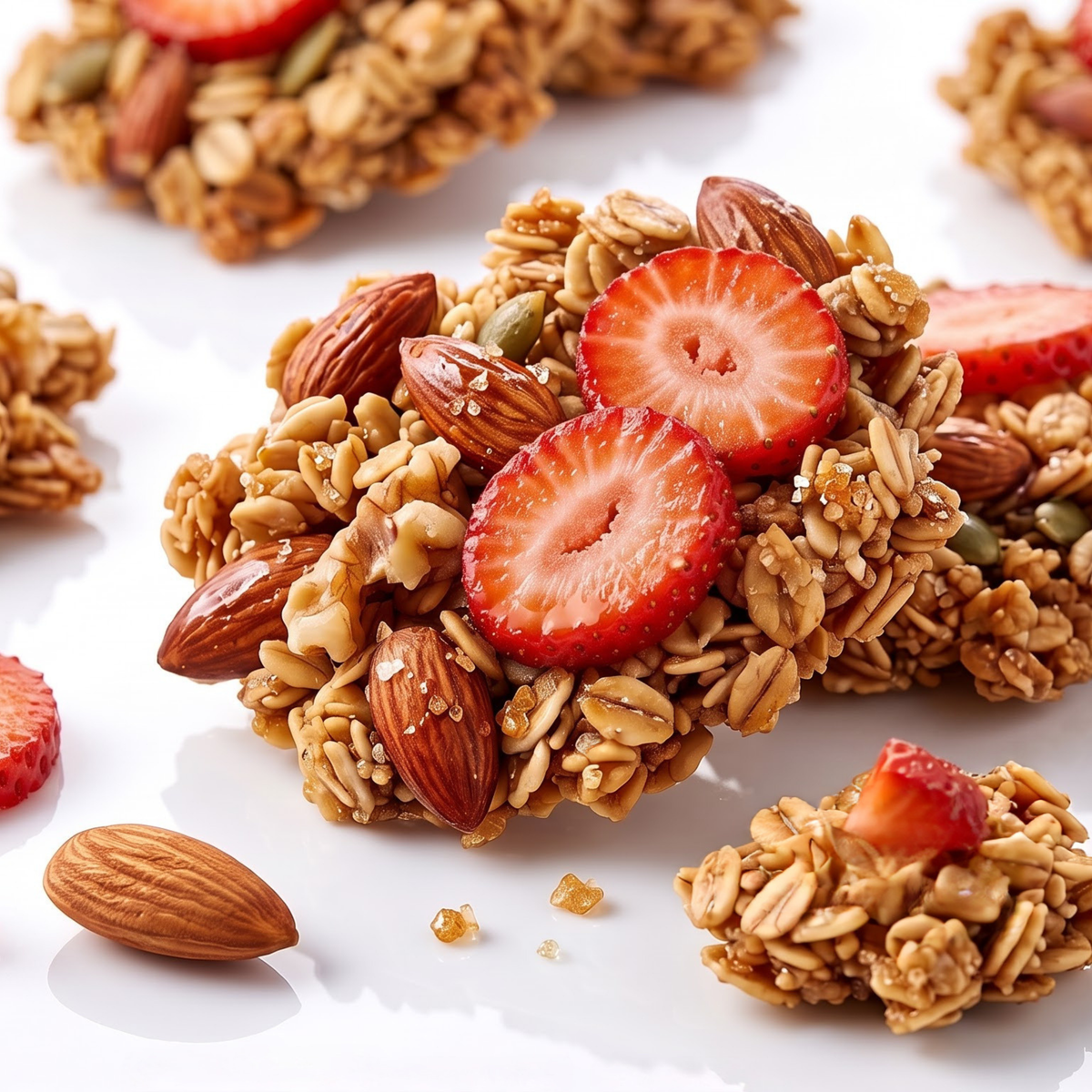 Granola à la fraise artisanal 1kg – Granola Maison Maroc – photo 6
