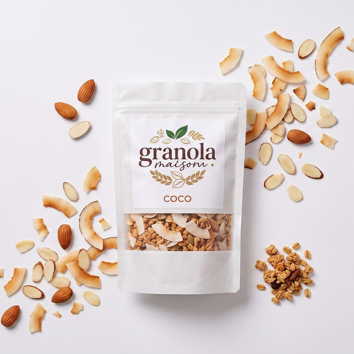 Granola coco artisanal 1kg – Granola Maison Maroc – photo 2