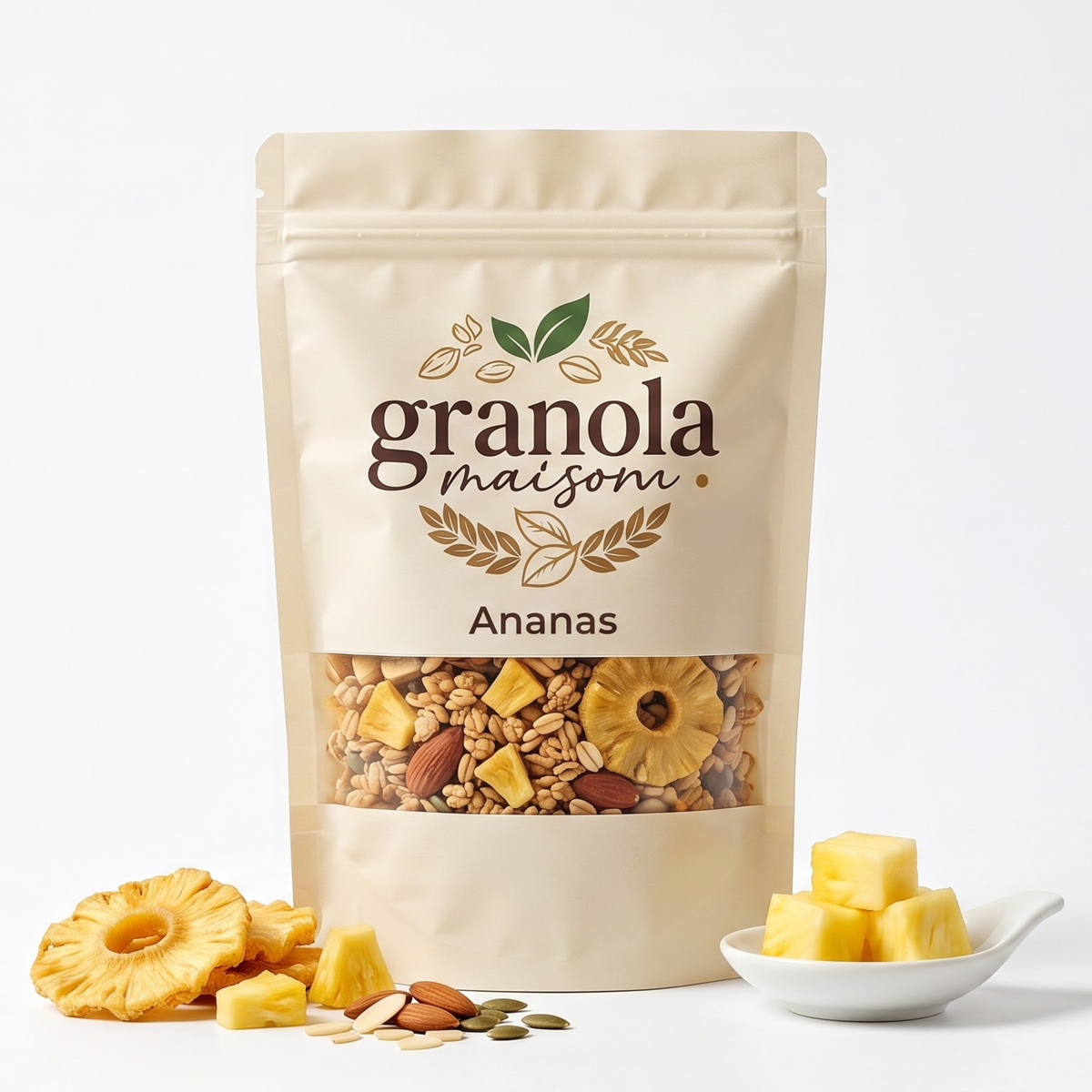 Granola ananas artisanal 1kg – Granola Maison Maroc – photo 2