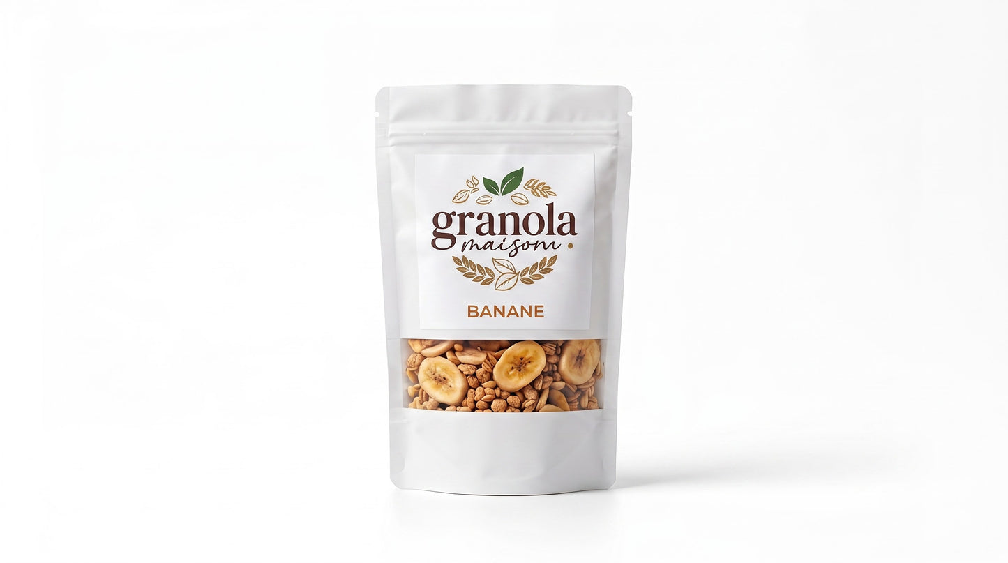 Granola Banane Artisanal - 100% Naturel