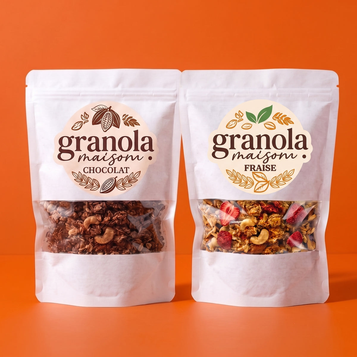 Pack Best-Seller 2 sachets de granola artisanal – Maroc – photo 2