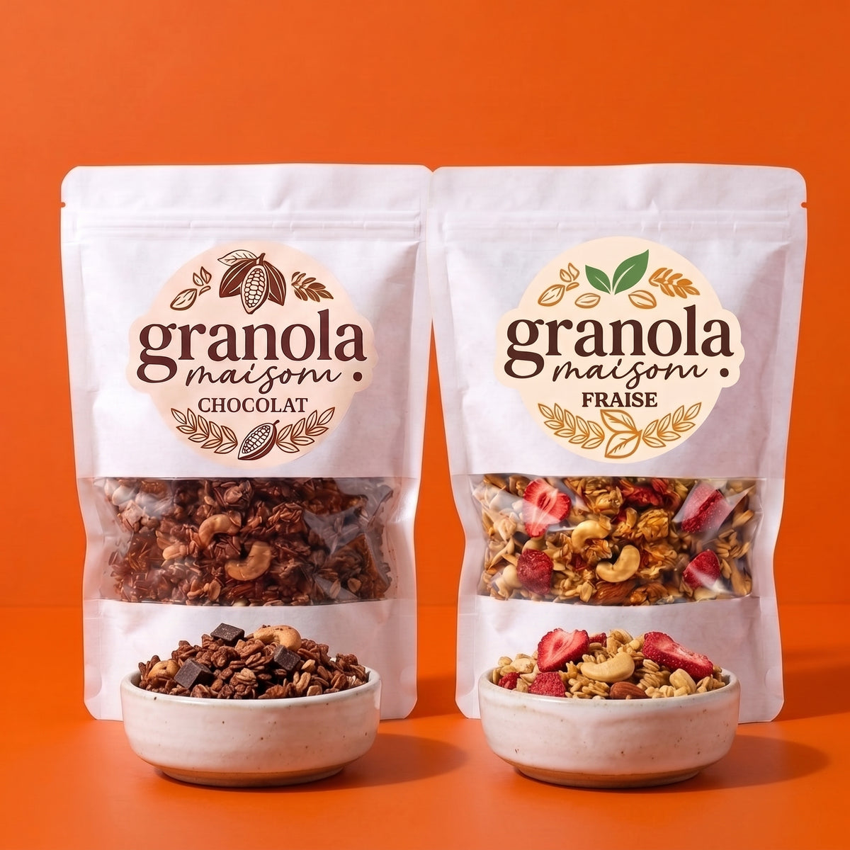 Pack Best-Seller 2 sachets de granola artisanal – Maroc
